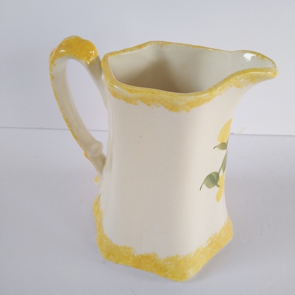 Vintage Yellow Floral Pitcher - Picture 4 of 5